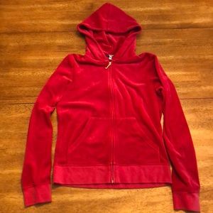 Juicy Couture red track suit top